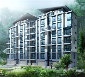 住宅楼建筑建筑模型